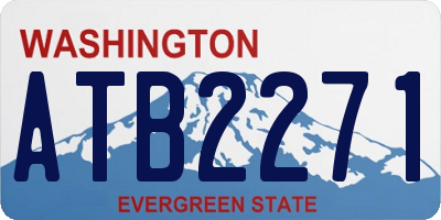 WA license plate ATB2271