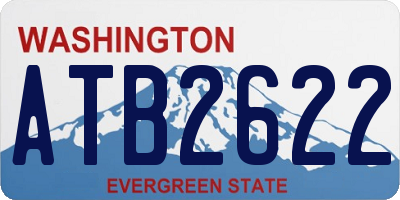 WA license plate ATB2622