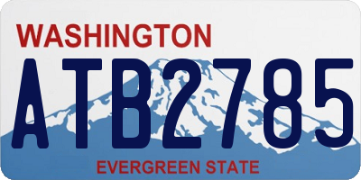 WA license plate ATB2785
