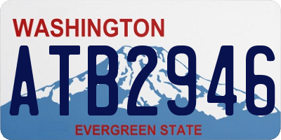 WA license plate ATB2946