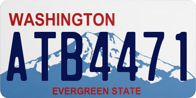 WA license plate ATB4471
