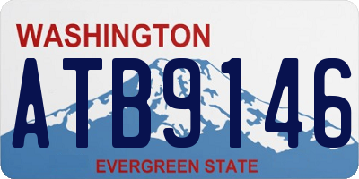 WA license plate ATB9146