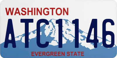 WA license plate ATC1146