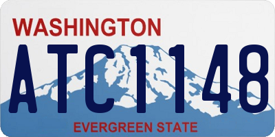 WA license plate ATC1148