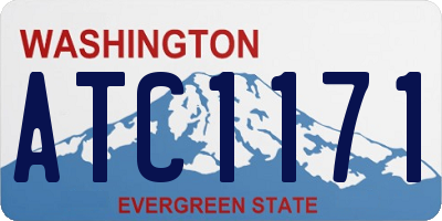 WA license plate ATC1171