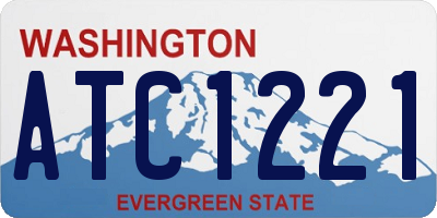 WA license plate ATC1221
