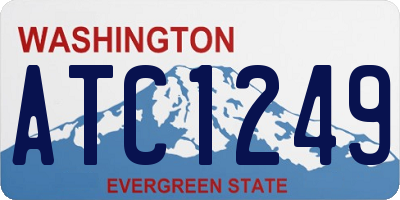 WA license plate ATC1249