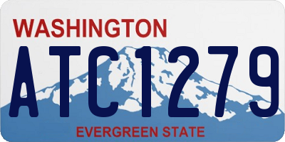 WA license plate ATC1279