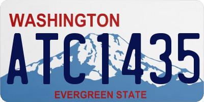 WA license plate ATC1435