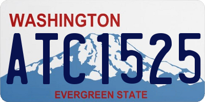 WA license plate ATC1525