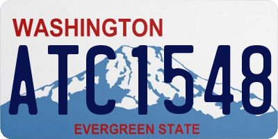 WA license plate ATC1548