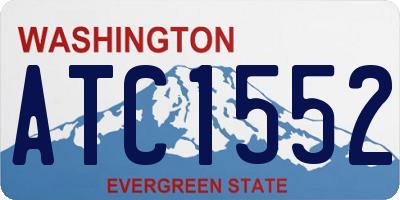 WA license plate ATC1552