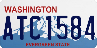 WA license plate ATC1584
