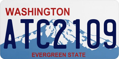 WA license plate ATC2109
