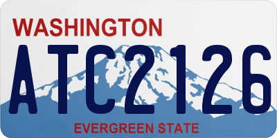 WA license plate ATC2126