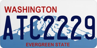 WA license plate ATC2229