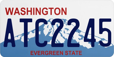 WA license plate ATC2245