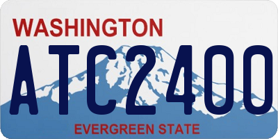WA license plate ATC2400