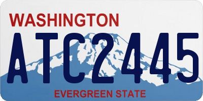 WA license plate ATC2445
