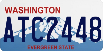 WA license plate ATC2448