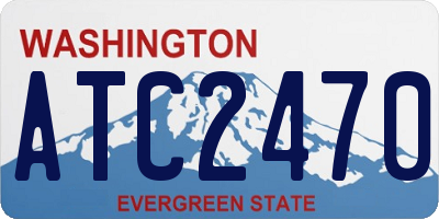 WA license plate ATC2470