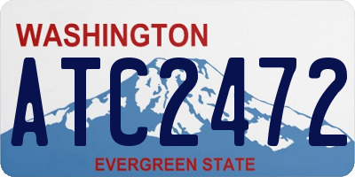 WA license plate ATC2472