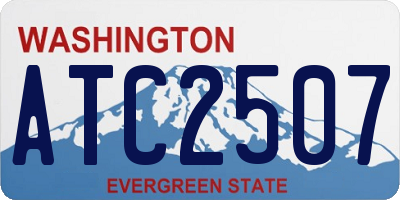 WA license plate ATC2507