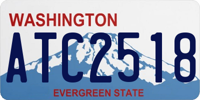 WA license plate ATC2518