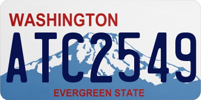 WA license plate ATC2549