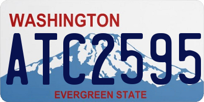 WA license plate ATC2595