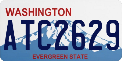 WA license plate ATC2629