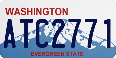 WA license plate ATC2771