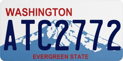 WA license plate ATC2772