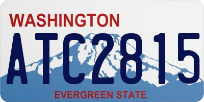 WA license plate ATC2815