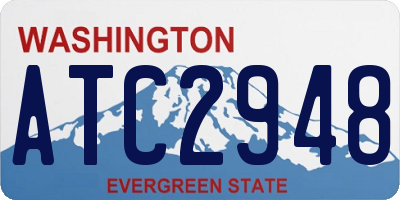 WA license plate ATC2948