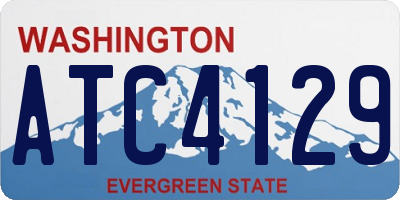 WA license plate ATC4129