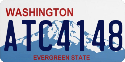 WA license plate ATC4148