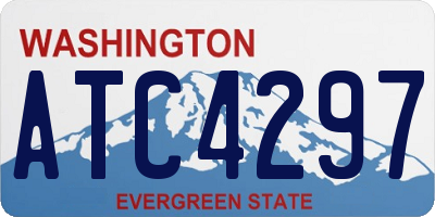 WA license plate ATC4297