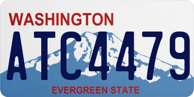 WA license plate ATC4479