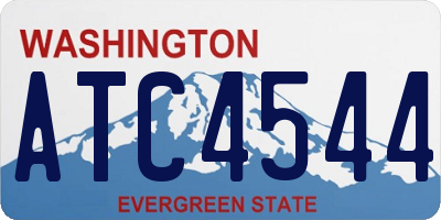 WA license plate ATC4544