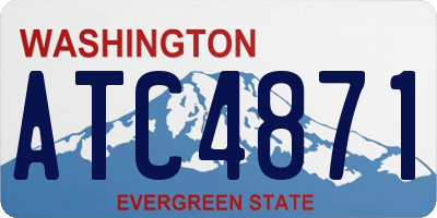 WA license plate ATC4871