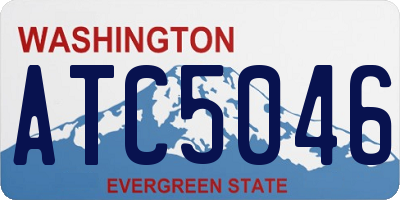 WA license plate ATC5046