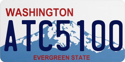WA license plate ATC5100