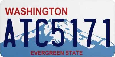 WA license plate ATC5171