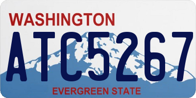 WA license plate ATC5267