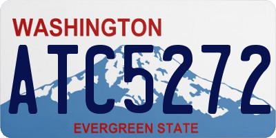 WA license plate ATC5272