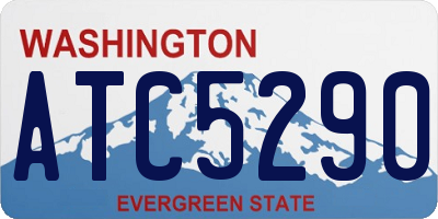 WA license plate ATC5290