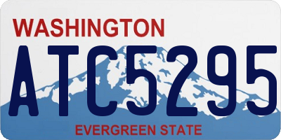 WA license plate ATC5295