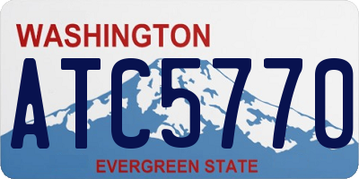 WA license plate ATC5770
