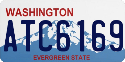 WA license plate ATC6169